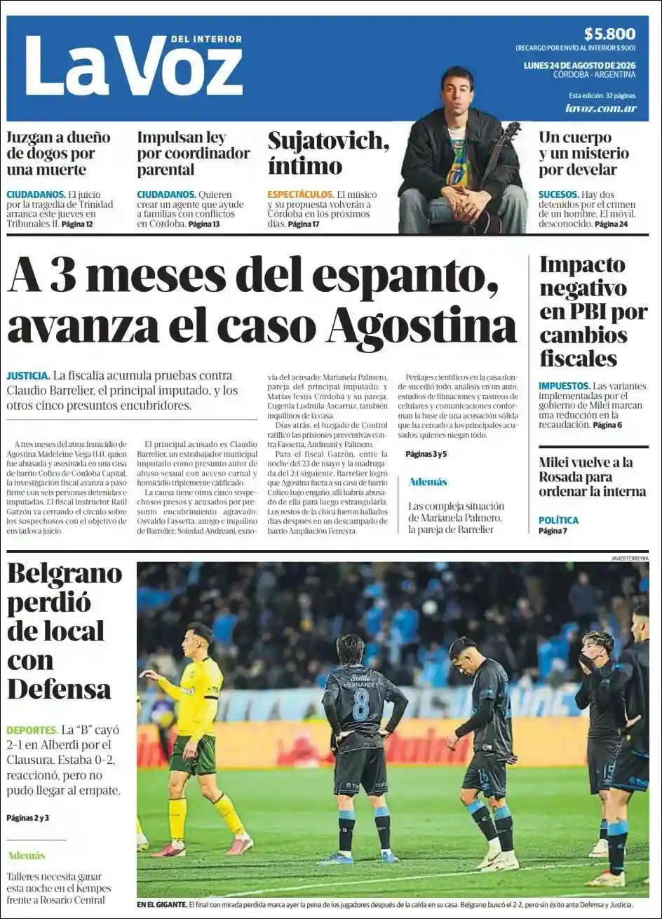 Estudios Max | RADIO NEO SIGLO - Tapa del diario La Voz